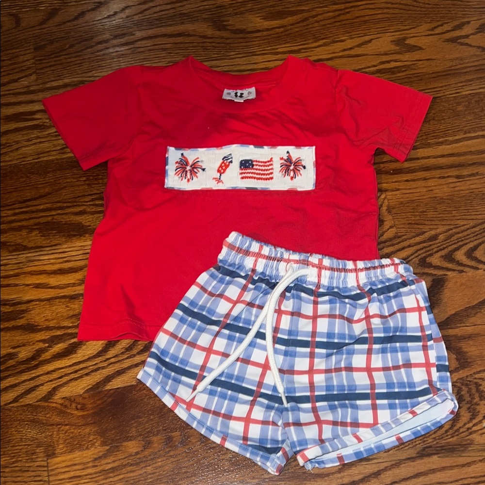 Red and Blue Kids Matching Set